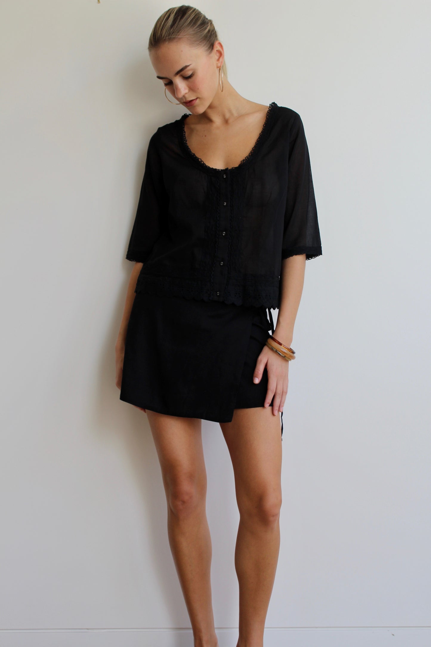 MILLY TOP WHITE (also in Black) Limited stock left!