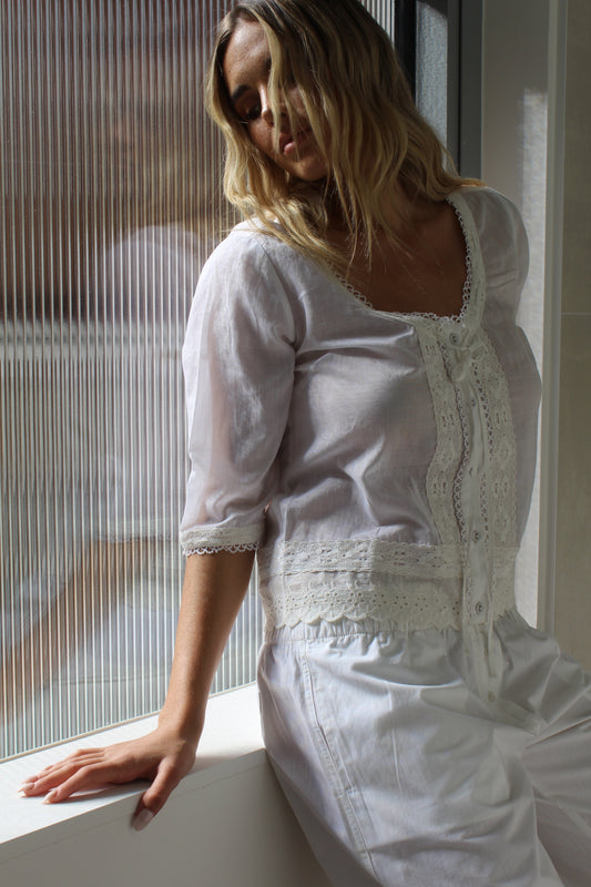 MILLY TOP WHITE (also in Black) Limited stock left!